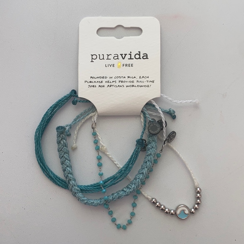 Pura Vida Bright Ocean Bracelet Pack